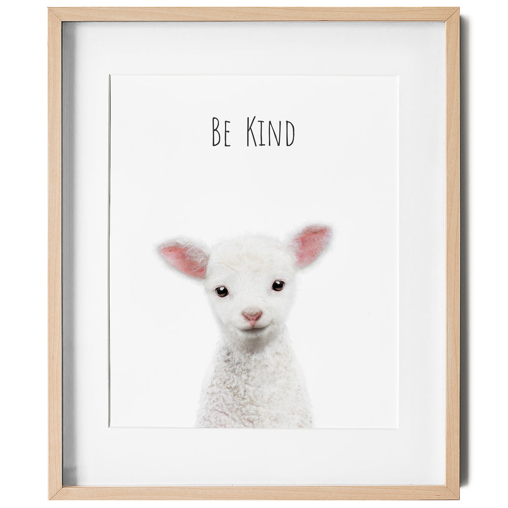 
                      
                        Lamb Be Kind Inspirational Nursery Wall Art
                      
                    