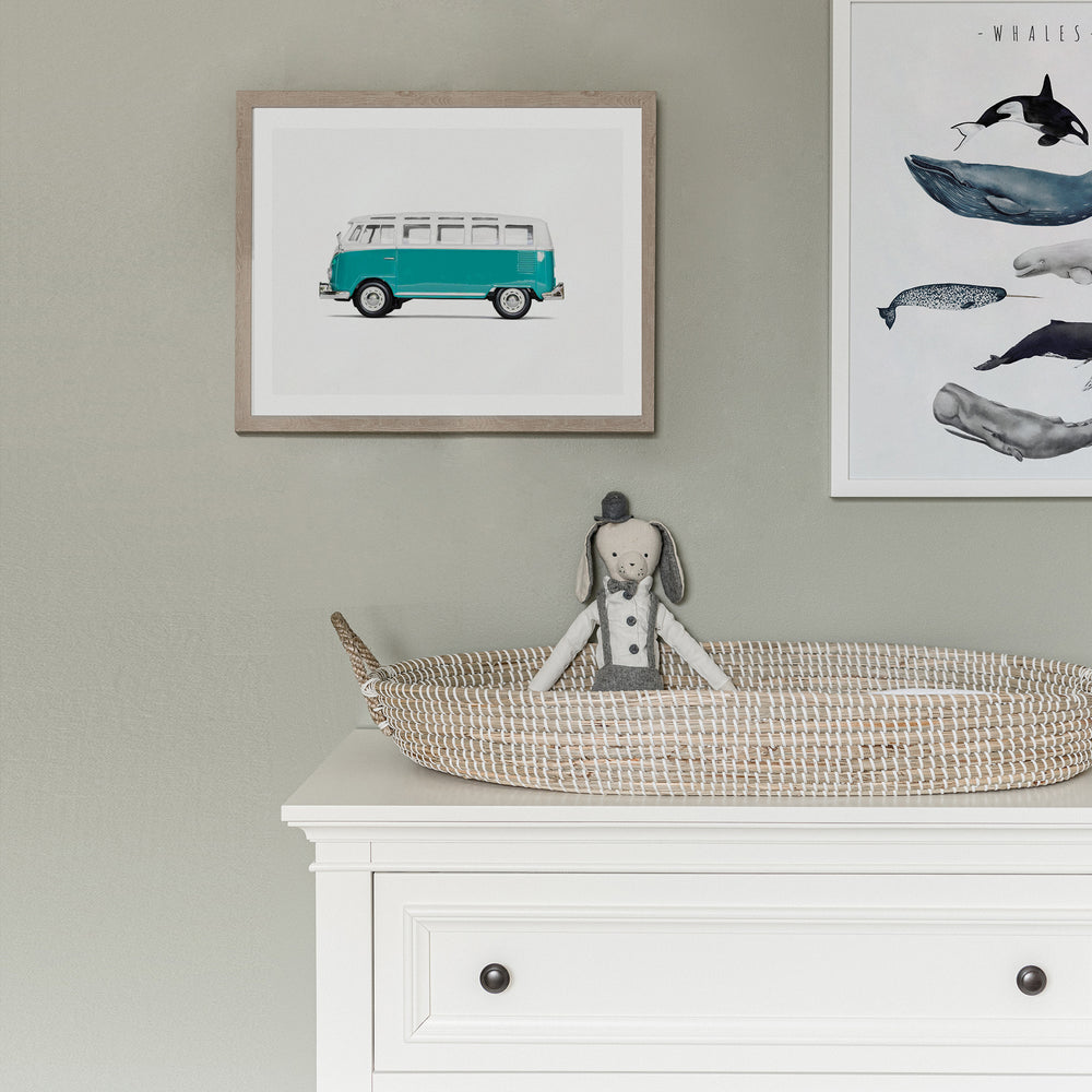 Volkswagen Bus Nursery Decor Prints for Boys and Girls