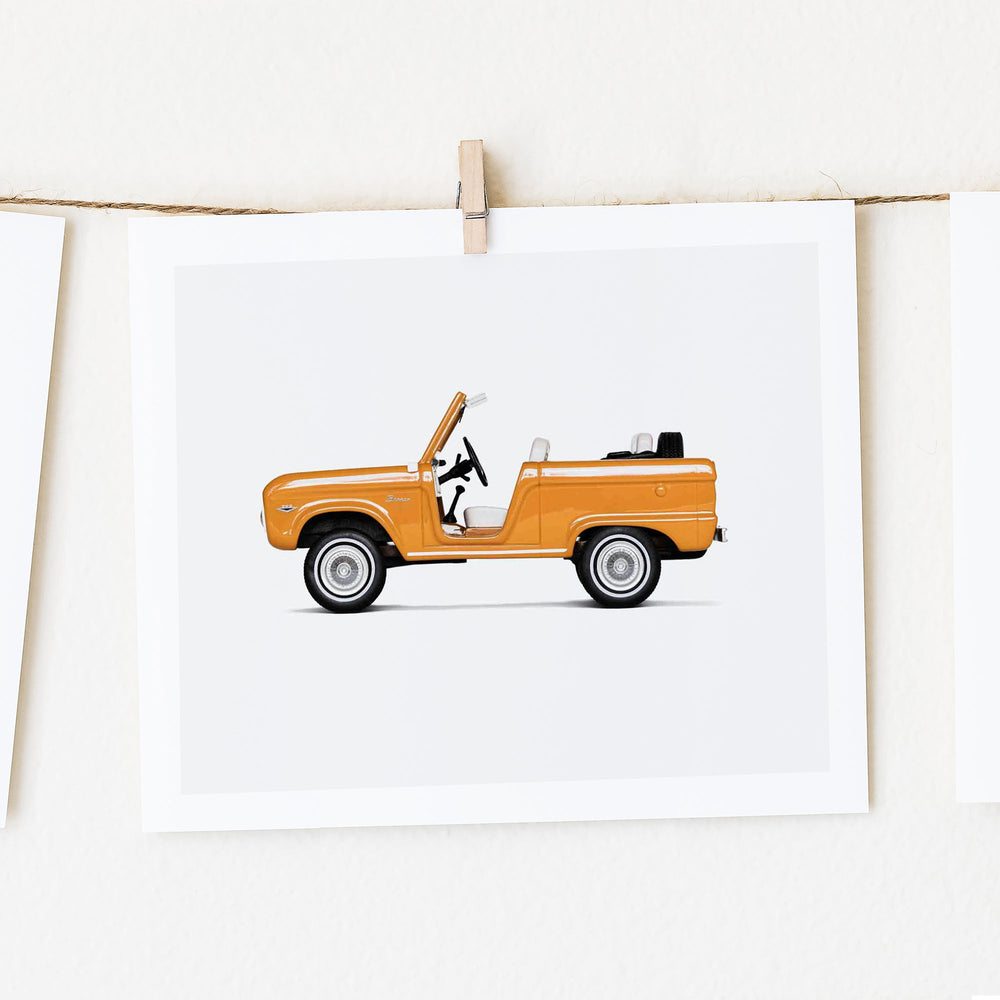 
                      
                        Nursery Decor Car Art Prints for boys' room
                      
                    