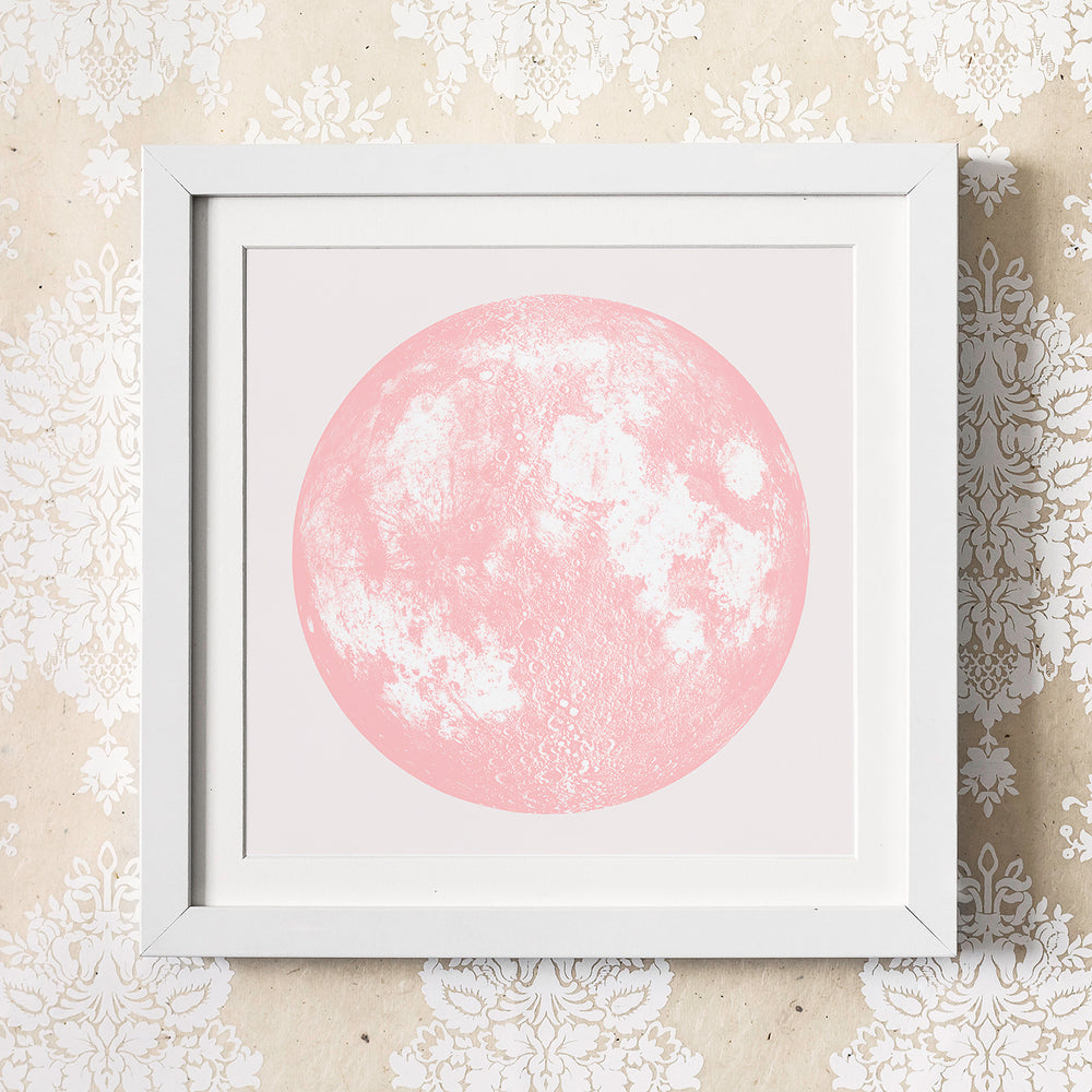 
                      
                        Pink Moon Wall Art Print
                      
                    