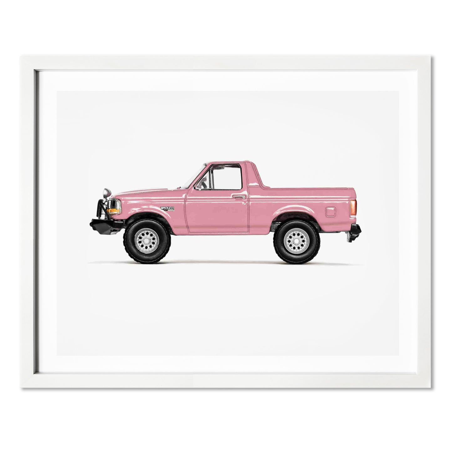 Pink Pickup Truck Nursery Wall Decor 