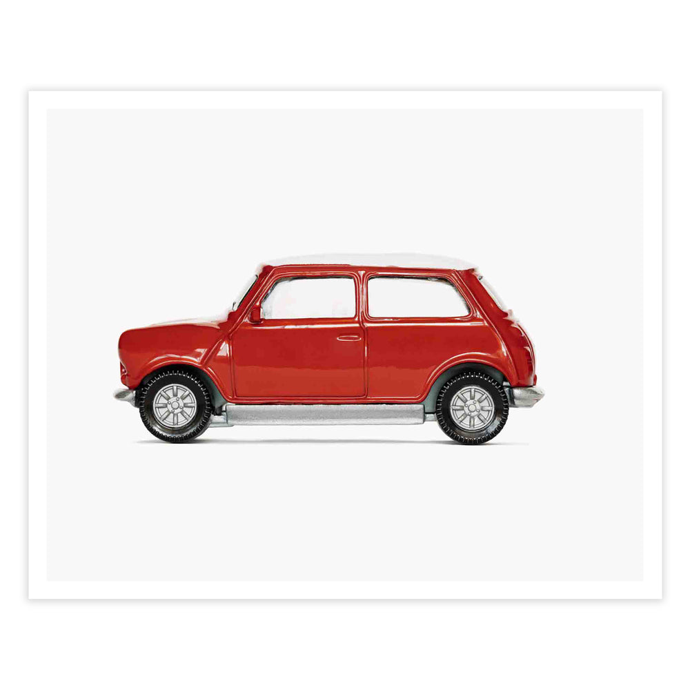 
                      
                        Red Mini Cooper Nursery Car Print for Boys
                      
                    