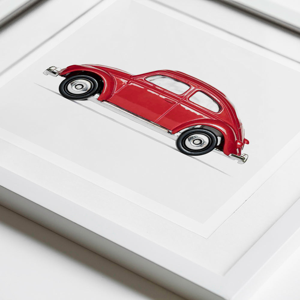 
                      
                        Volkswagen Beetle Car Red  nursery wall decor for boys room
                      
                    