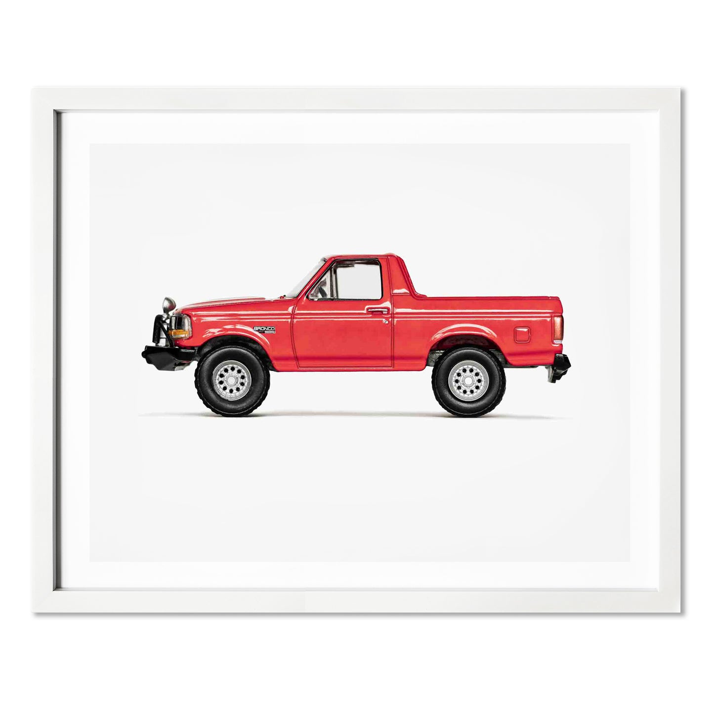 Red Pickup Truck Nursery Wall Art