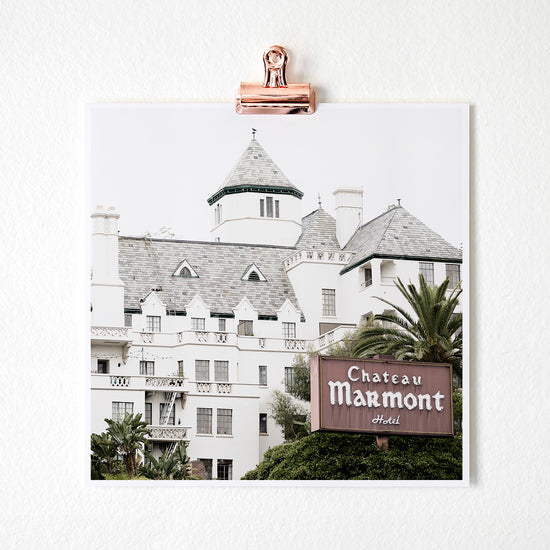 Chateau Marmont Hotel Fine Art Print