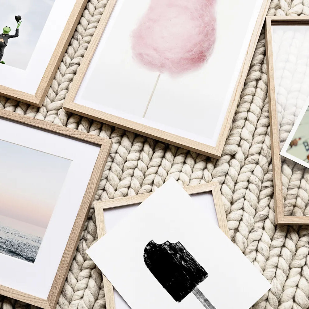 Charming kids wall decor showcasing baby animal portraits