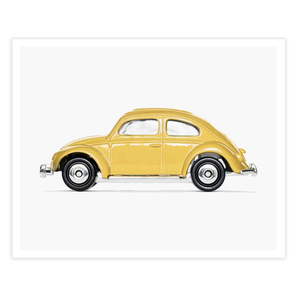 
                      
                        Volkswagen Beetle Car Yellow nursery wall art for boys room
                      
                    