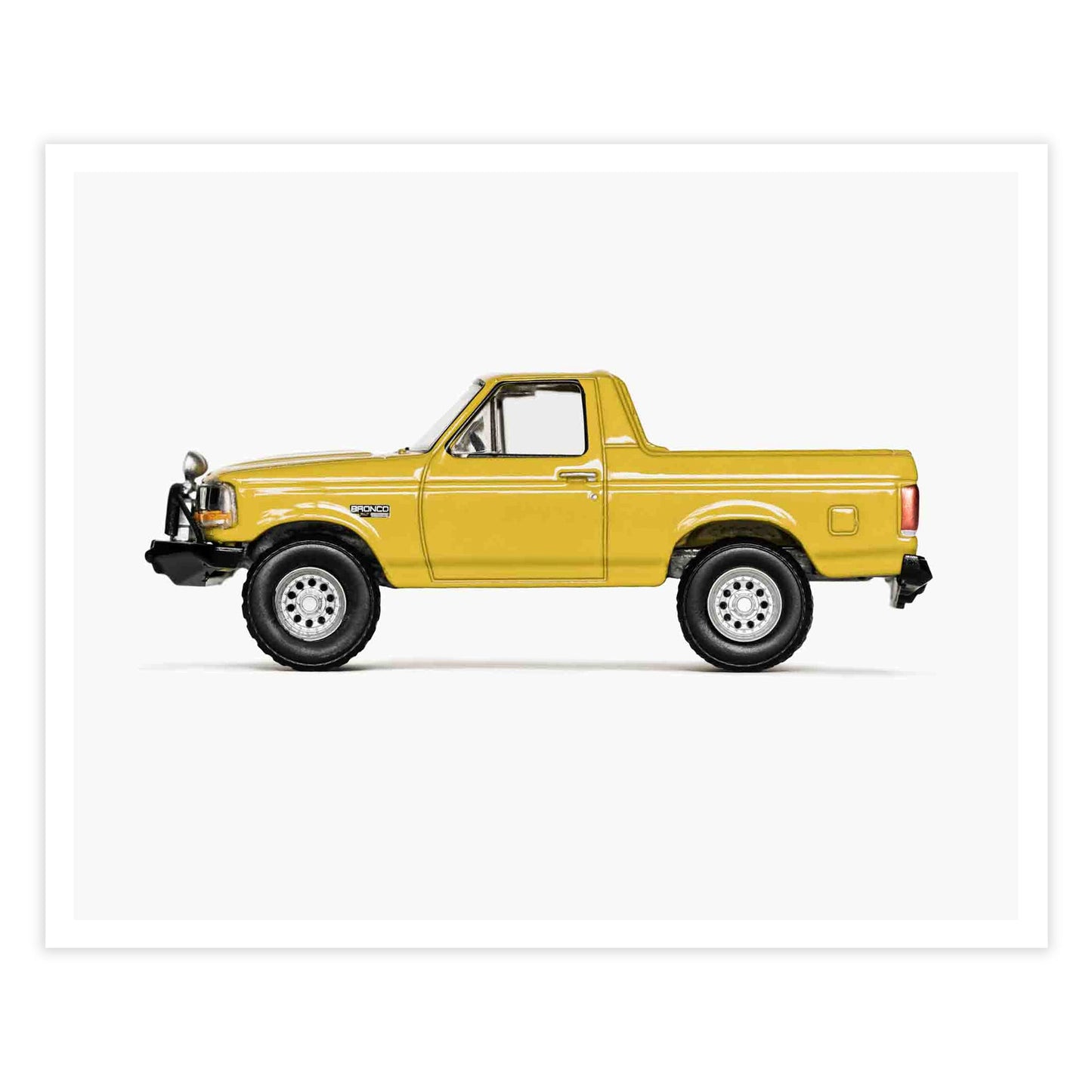 Yellow Pickup Truck nursery Wall Art