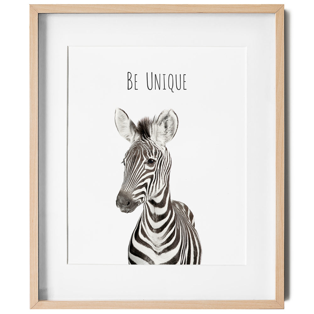 
                      
                        zebra be unique safari inspirational kids wall art 
                      
                    